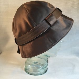 Brown Satin-like? Calvin Klein Rain Hat